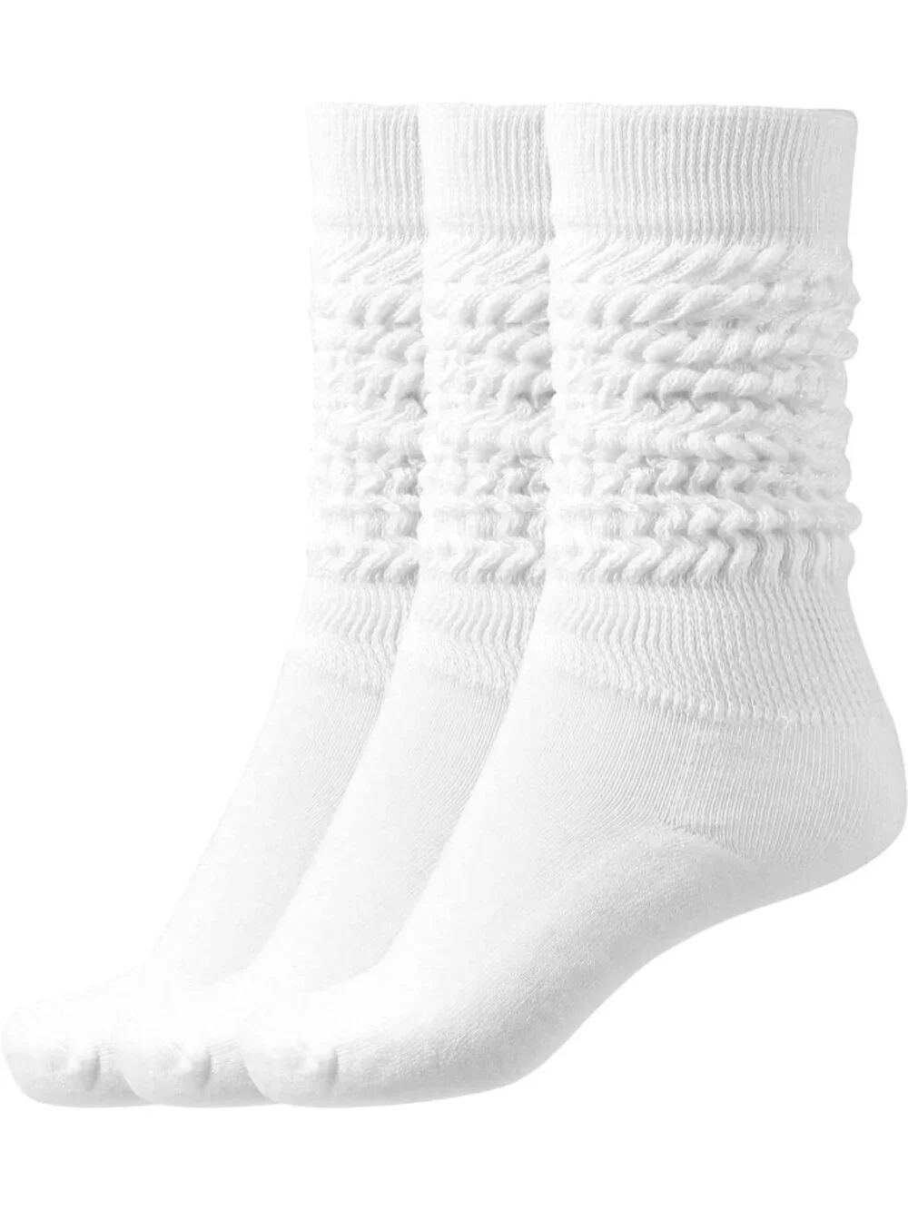 Soft Thigh High Slouch Socks for Women - Cozy Scrunch Boot Socks, Size 5-11